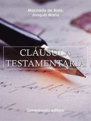 cover image of Cláusula testamentaria